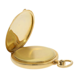 Early French quarter repeating oignon watch circa 1710Swiss 18 carat gold hunting cased pocket chronometer Circa 1870 Swiss 18 carat gold hunting cased pocket chronometer Circa 1870