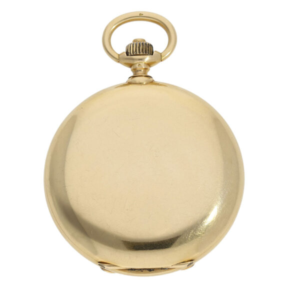 Swiss 18 carat gold hunting cased pocket chronometer Circa 1870 Swiss 18 carat gold hunting cased pocket chronometer Circa 1870