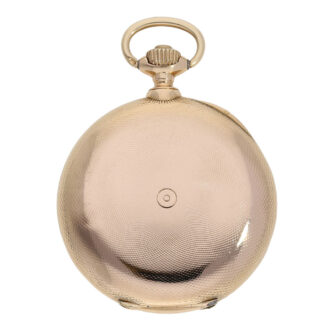 Swiss rose gold hunting cased precision watch Circa 1876 Swiss rose gold hunting cased precision watch Circa 1876