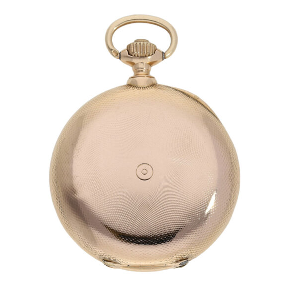 Swiss rose gold hunting cased precision watch Circa 1876 Swiss rose gold hunting cased precision watch Circa 1876