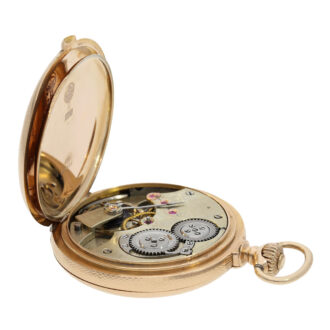 Swiss rose gold hunting cased precision watch Circa 1876 Swiss rose gold hunting cased precision watch Circa 1876