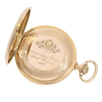 Swiss rose gold hunting cased precision watch Circa 1876 Swiss rose gold hunting cased precision watch Circa 1876