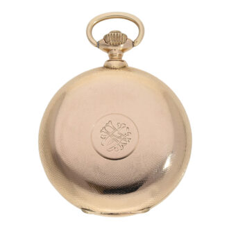 Swiss rose gold hunting cased precision watch Circa 1876