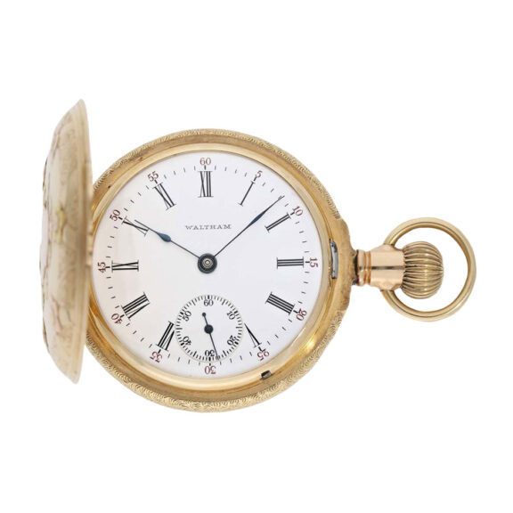 American three-colour gold hunting cased lever watch Circa 1905 American three-colour gold hunting cased lever watch Circa 1905