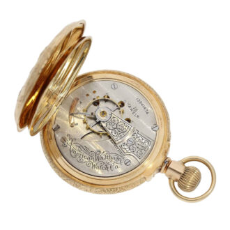 American three-colour gold hunting cased lever watch Circa 1905 American three-colour gold hunting cased lever watch Circa 1905