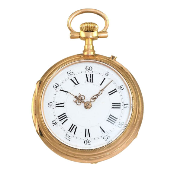 Swiss gold neo-Renaissance watch with chatelaine Circa 1880 Swiss gold neo-Renaissance watch with chatelaine Circa 1880
