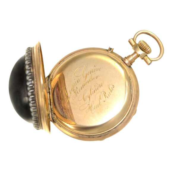 Swiss gold neo-Renaissance watch with chatelaine Circa 1880 Swiss gold neo-Renaissance watch with chatelaine Circa 1880