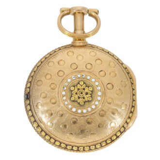 French multi-colour gold repeating à toc verge Circa 1775 French multi-colour gold repeating à toc verge Circa 1775