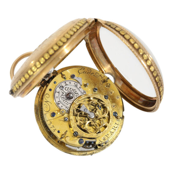 French multi-colour gold repeating à toc verge Circa 1775 French multi-colour gold repeating à toc verge Circa 1775