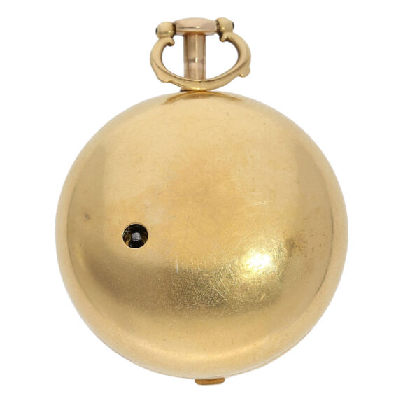 English gold and enamel pair cased verge watch Circa 1774 English gold and enamel pair cased verge watch Circa 1774