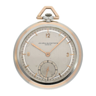Swiss rose and white gold Art Deco lever dress watch Circa 1938