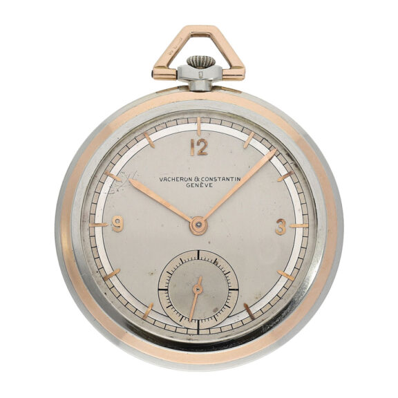 Swiss rose and white gold Art Deco lever dress watch Circa 1938