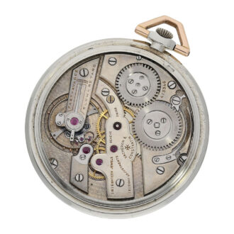 Swiss rose and white gold Art Deco lever dress watch Circa 1938