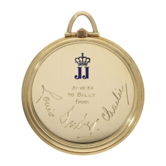 Danish 18K gold open faced Art Deco dress watch Circa 1935 Danish 18K gold open faced Art Deco dress watch Circa 1935