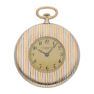 Swiss platinum and multicolour gold lever watch Circa 1920