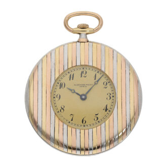 Swiss platinum and multicolour gold lever watch Circa 1920