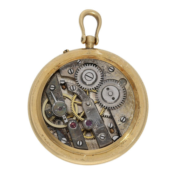 French gold and enamel Belle Epoque pendant watch Circa 1905 French gold and enamel Belle Epoque pendant watch Circa 1905