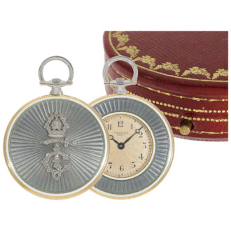 Historically important French gold lever watch Circa 1910-1911