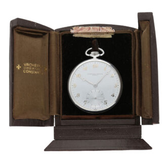 Swiss aluminium open faced lever pocket watch Circa 1956