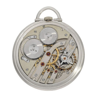 Swiss platinum and diamond-set Art Deco dress watch Circa 1938 Swiss platinum and diamond-set Art Deco dress watch Circa 1938