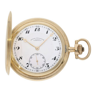 German 14K gold hunting cased precision watch Circa 1930 German 14K gold hunting cased precision watch Circa 1930