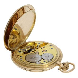 German 14K gold hunting cased precision watch Circa 1930 German 14K gold hunting cased precision watch Circa 1930