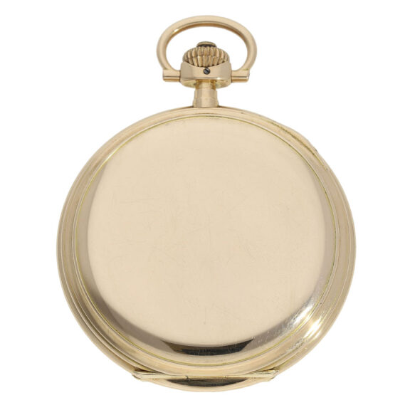German 14K gold hunting cased precision watch Circa 1930 German 14K gold hunting cased precision watch Circa 1930