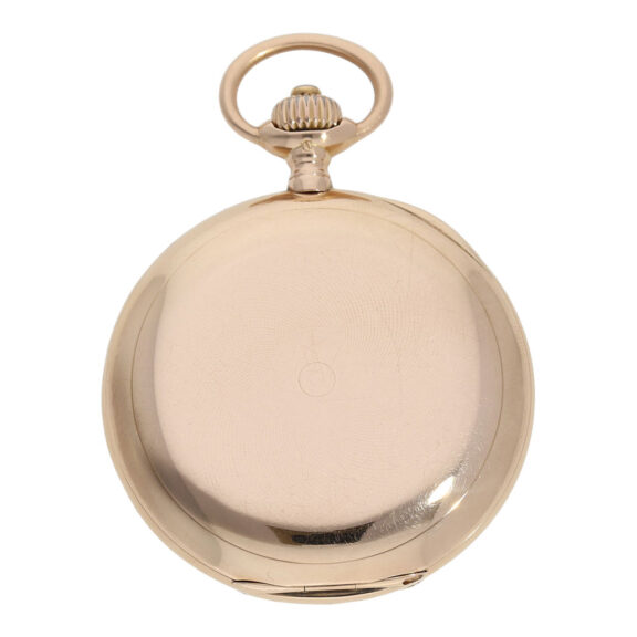 German 14K rose gold hunting cased lever watch Circa 1904 German 14K rose gold hunting cased lever watch Circa 1904