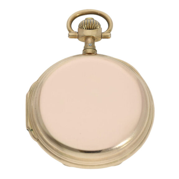 German gold lever watch with chronometer balance Circa 1897 German gold lever watch with chronometer balance Circa 1897