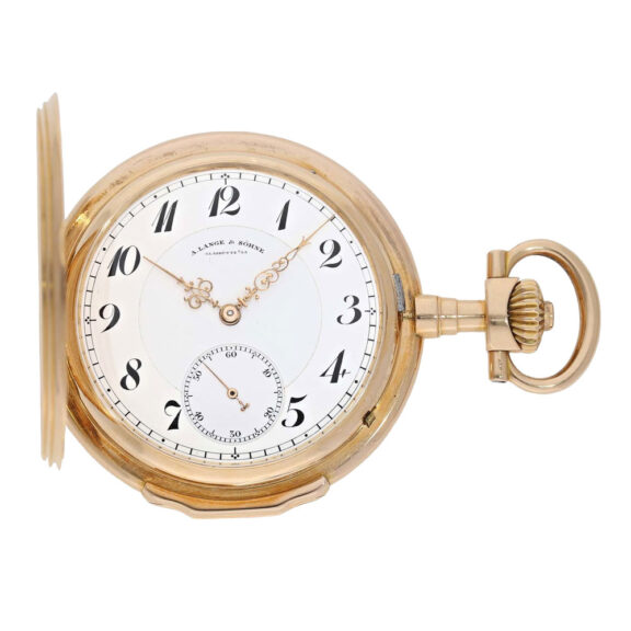 German rose gold hunting cased Louis XV watch Circa 1905 German rose gold hunting cased Louis XV watch Circa 1905