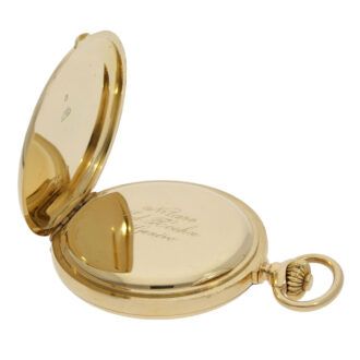 Swiss 18 carat gold ankerchronometer pocket watch Circa 1905 Swiss 18 carat gold ankerchronometer pocket watch Circa 1905