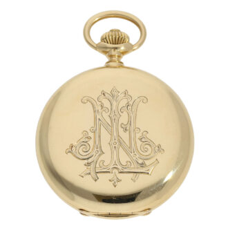 Swiss 18 carat gold ankerchronometer pocket watch Circa 1905 Swiss 18 carat gold ankerchronometer pocket watch Circa 1905