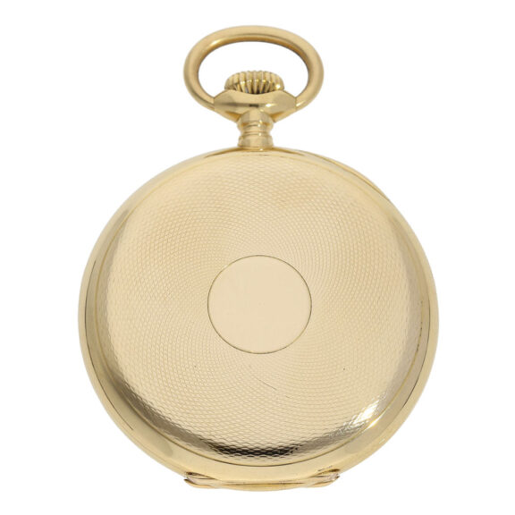 Impressive Swiss 18K gold open faced pocket chronometer Circa 1915 Impressive Swiss 18K gold open faced pocket chronometer Circa 1915