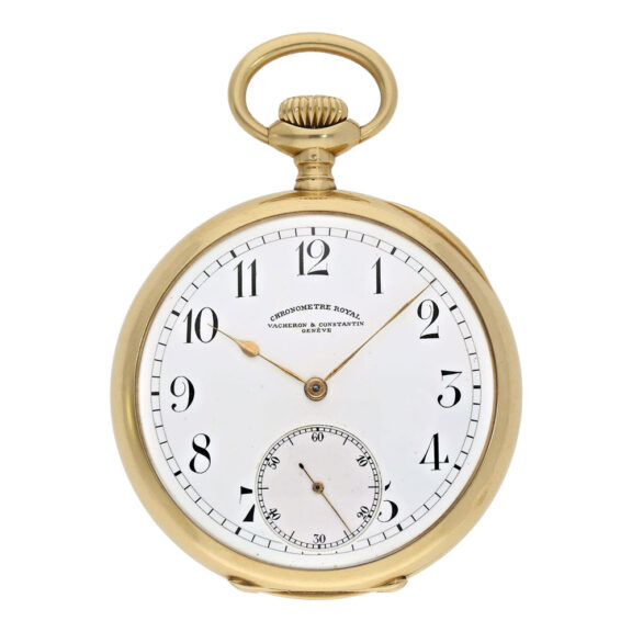 Swiss gold open faced ankerchronometer watch Circa 1900 Swiss gold open faced ankerchronometer watch Circa 1900