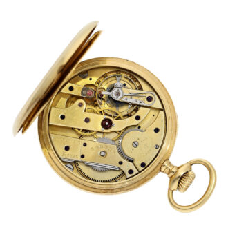Swiss gold open faced ankerchronometer watch Circa 1900 Swiss gold open faced ankerchronometer watch Circa 1900