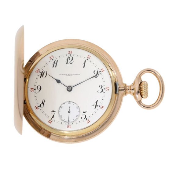 Swiss rose gold hunting cased ankerchronometer Circa 1909 Swiss rose gold hunting cased ankerchronometer Circa 1909
