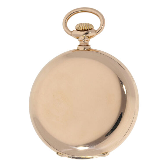 Swiss rose gold hunting cased ankerchronometer Circa 1909 Swiss rose gold hunting cased ankerchronometer Circa 1909