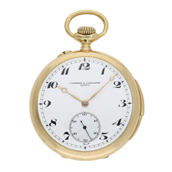 Swiss 18K gold quarter repeating lever watch Circa 1920 Swiss 18K gold quarter repeating lever watch Circa 1920