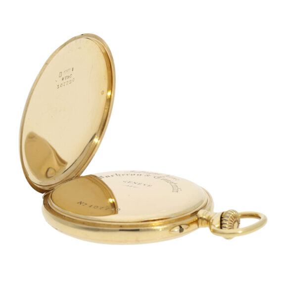 Swiss 18K gold quarter repeating lever watch Circa 1920 Swiss 18K gold quarter repeating lever watch Circa 1920
