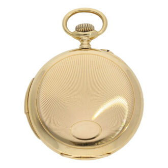 Swiss 18K gold quarter repeating lever watch Circa 1920 Swiss 18K gold quarter repeating lever watch Circa 1920