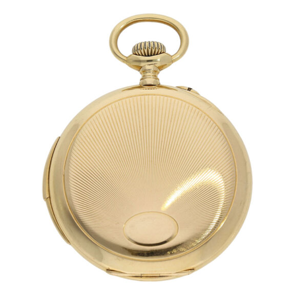 Swiss 18K gold quarter repeating lever watch Circa 1920 Swiss 18K gold quarter repeating lever watch Circa 1920