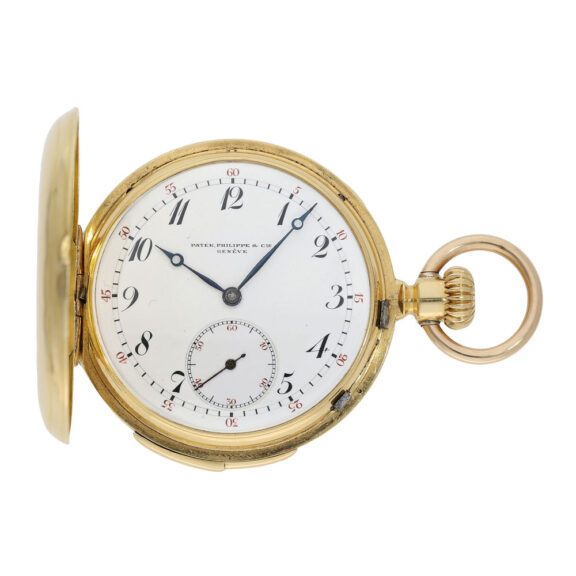 Early Swiss gold half-quarter repeating lever watch Circa 1875 Early Swiss gold half-quarter repeating lever watch Circa 1875