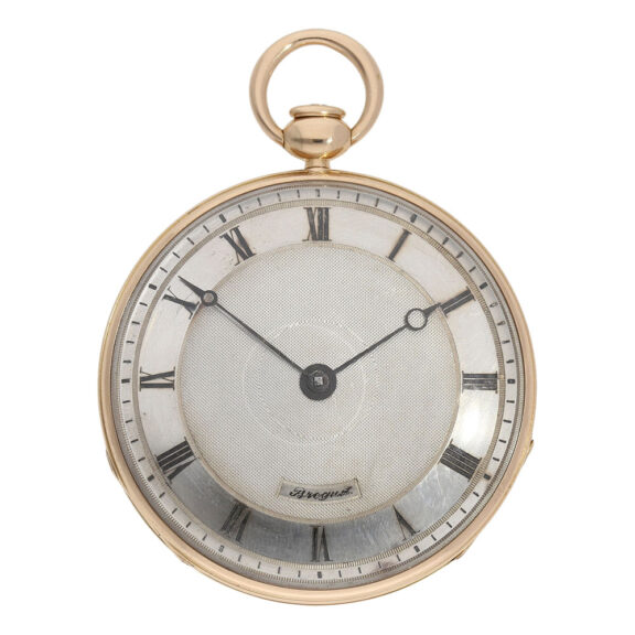 French 18K rose gold repeating Lépine cylinder watch Circa 1830