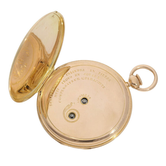 French 18K rose gold repeating Lépine cylinder watch Circa 1830 French 18K rose gold repeating Lépine cylinder watch Circa 1830