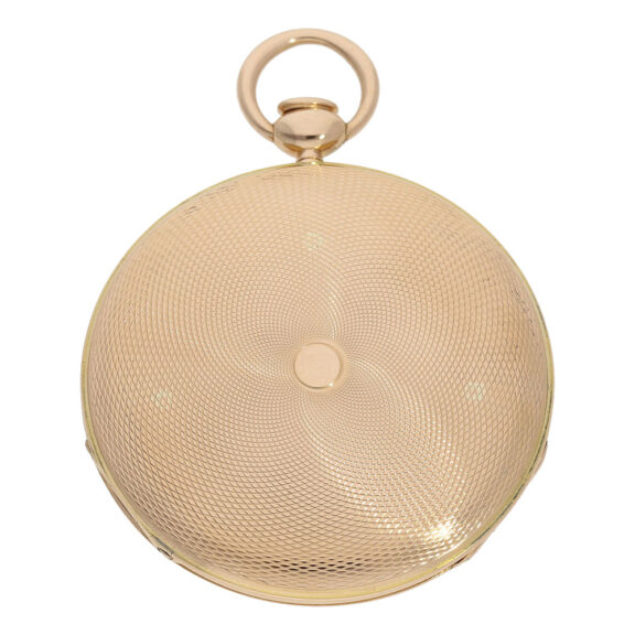 French 18K rose gold repeating Lépine cylinder watch Circa 1830 French 18K rose gold repeating Lépine cylinder watch Circa 1830