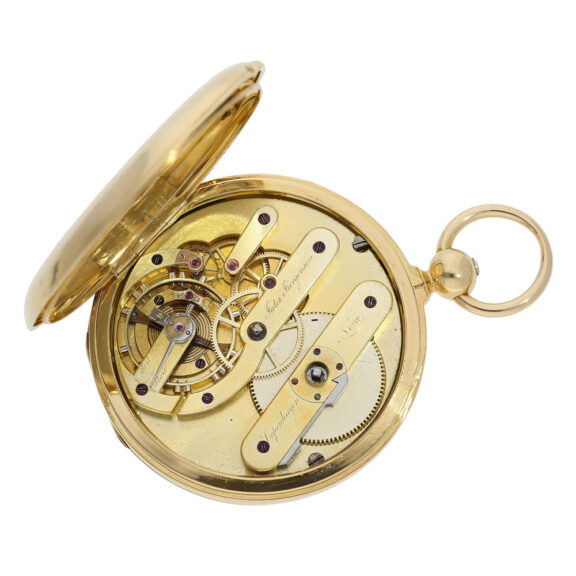 Early Danish 18K gold hunting cased lever watch Circa 1849 Early Danish 18K gold hunting cased lever watch Circa 1849