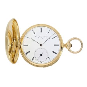 Early Danish gold hunting cased repeating lever Circa 1870