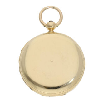 Early Danish gold hunting cased repeating lever Circa 1870 Early Danish gold hunting cased repeating lever Circa 1870