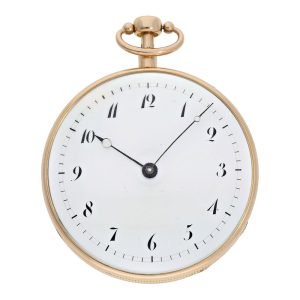 Large Swiss gold repeating virgule Lépine watch Circa 1820