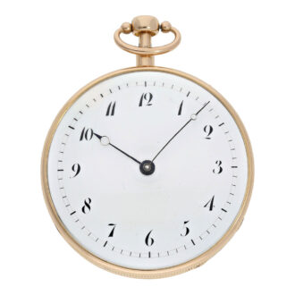 Large Swiss gold repeating virgule Lépine watch Circa 1820